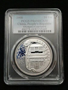 2008�N 1�I���X ���� �k���I�����s�b�N �R�[�g���[�h�R�C�� PCGS PR69DCAM - Pop 39