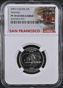 :2002-S S25C Vg CfBAi NH[^[ NGC PF70UCAM Vo[  R3 gbv|bv