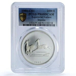 �ԓ��M�j�A 2000 �G�N�G�� �C���p�� �쐶���� ���� PR68 PCGS ��� 1980