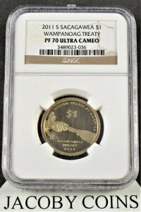 2011 S �T�J�K�E�B�A $1 NGC PF70 �E���g�� �J���I - �����p�m�A�O���