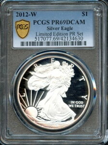 PCGS - �V���o�[�C�[�O�� - 1�h�� - 2012�N�����PR�Z�b�g - PR-69-DCAM - 517077