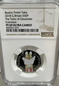 2018 NGC O[h PF69 UC Vo[ v[t 50 yX RCuThe Tailor of Gloucesterv