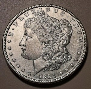 1884�N �����K����� �t�B���f���t�B�A������ US 1�h���d�� 90%�� (B3)