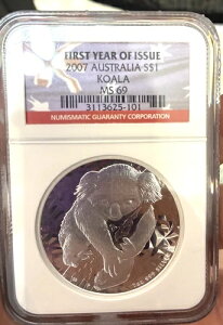 2007N I[XgA RA GUxX2  MS69 NGC sNx