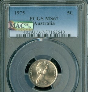 1975N I[XgA 5Zg PCGS MS67 PQ 2ND ōO[h MAC X|bgX *
