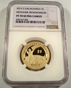 2015-S NGC PF70 UCAM TJKEBA hv[t z[N ACA[J[Y $1 PR 70 Eg