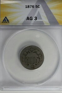 1876 .05 ANACS AG 3 V[hjbPAt@[XgjbP
