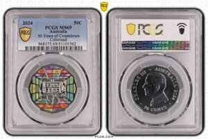 I[XgA 2024 JEg_E50N 50Zg J[RC PCGS MS69 #1562