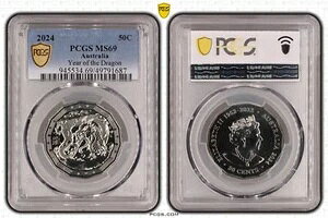 I[XgA 2024N CN 50Zgd PCGS MS69 #1687