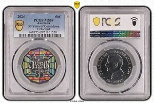 I[XgA 2024 JEg_E50N 50Zg J[RC PCGS MS69 #1550