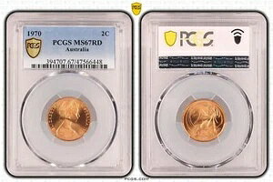 I[XgA 1970N 2Zg 2Zgd PCGS MS67RD #6448