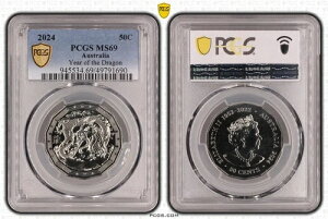 I[XgA 2024N CN 50Zgd PCGS MS69 #1690