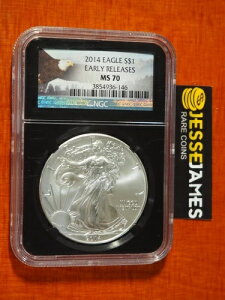 2014N 1h AJ Vo[ C[O NGC MS70 A[[[X tCOC[Ox