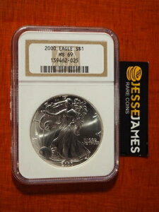 2000N 1h AJ Vo[ C[O NGC MS69 NVbN uE x Be[W z_[