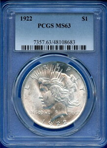 1922 P PCGS MS63 s[XVo[h 1h čǃRC 1922-P MS-63
