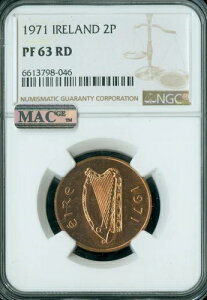 1971N ACh 2yX 2P NGC PF63 RD MAC X|bgX *