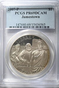 2007N P WF[Y^E 1h 400NLO - PCGS PR69 DCAM