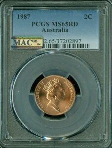1987N I[XgA 2Zg PCGS MS66 RD PQ MAC X|bgX *