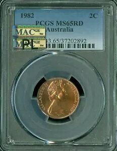 1982N I[XgA 2Zg PCGS MS66 RD PL PQ 2ND ōO[h MAC X|bgX *