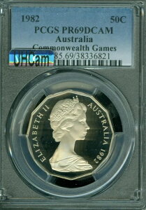 1982N I[XgA 50Zg Q[ PCGS PR69 MAC UHCam 2ND FINEST MAC SPOTLESS *