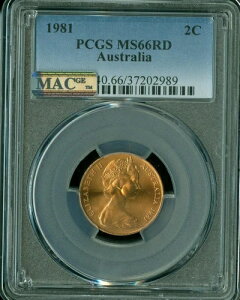 1981N I[XgA 2Zg PCGS MS66 RD PQ 2ND ōO[h MAC X|bgX *