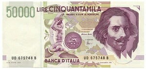 50000 ���� �W���� �������c�H �x���j�[�j 2 �� TIPO LETTERA D 20/02/1997 FDS