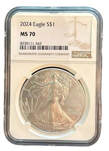 MS70 �V���o�[�C�[�O�� 2024 NGC�N���V�b�N�u���E���z���_�[