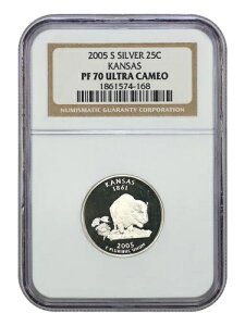 2005-S 25C �J���U�X NGC PR70DCAM (�V���o�[) - ���V���g���B 50 �B �N�H�[�^�[