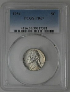 PR67 1954NWFt@[\jbP PCGSO[h US 5C v[t P-MINT EXACT RC1