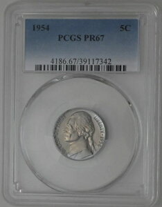 PR67 1954NWFt@[\jbP PCGSO[h US 5C v[t P-MINT EXACT RC1