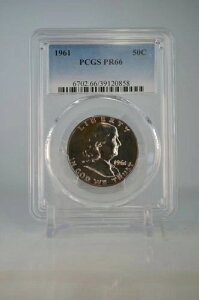 PR66 1961 PCGS �O���[�f�b�h �t�����N���� �V���o�[ �n�[�t�_���[ �i�`�����������X�^�[�g�[���R�C��