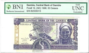 �K���r�A 50 DALASIS ND 1996 P 19 Choice UNC �F�؍ς�