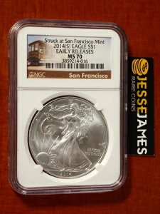 2014N (S) 1h AJ Vo[ C[O NGC MS70 ER TtVXRǃx