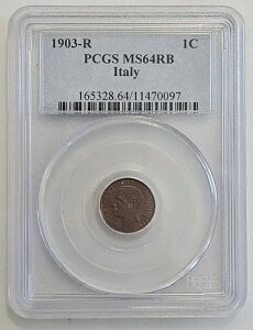 1903-R C^A 1 Centesimo PCGS MS 64 RB