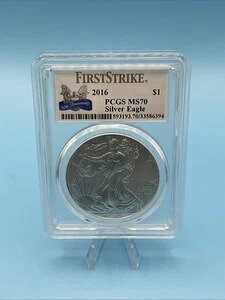 2016年ファーストストライクアメリカンシルバーイーグルPCGS MS70 30周年記念