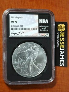 2023N 1h AJ Vo[ C[O NGC MS70 NRA EFC sG[ t@NV~x