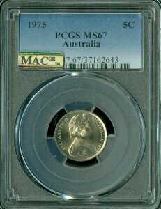 1975N I[XgA 5Zg PCGS MS67 PQ 2ND ōO[h MAC X|bgX *