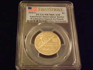 2018-S $1 AJECmx[V PCGS PR 70