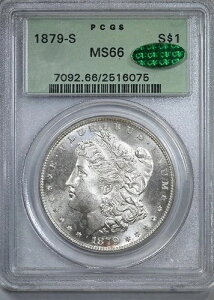1879-S [K _[ $1 PCGS MS66 CAC OGH - ʃg[Hς!