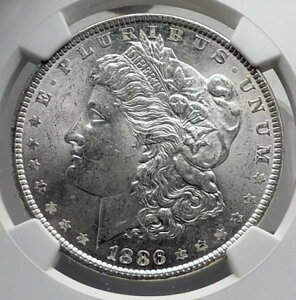 1886�N �A�����J���O�� �V���o�[ �����K�� US�h���R�C�� �C�[�O�� NGC MS i80054
