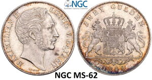 NGC �o�C�G���� 1849 MS 62 ��� 2 �O���f�� �h�C�c �h�C�c���� �󏭃^�C�v