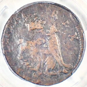 1670年 ニュージャージー州セントパトリック・ファーシング・コロニアルコイン 1/4ペンス - PCGS VF 詳細