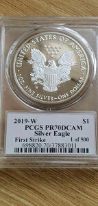 2019 W $1 AJC[O Vo[v[tRC PCGS PR70 g[}XEN[uh 5001