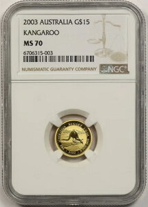 2003N I[XgA JK[ 15h NGC MS 70 1/10IX .9999