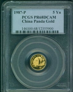 1987-P 5Y 5 G5Y  v[tS[h p_ 1/20IX PCGS PR68 PF68  
