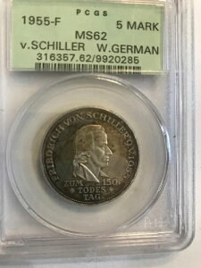 �󏭂�1955�NF�h�C�c5�}�[�N�V���[-PCGS MS62