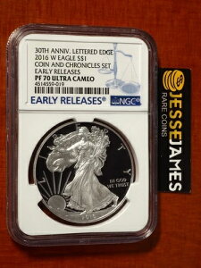 2016 W �v���[�t �V���o�[ �C�[�O�� NGC PF70 ER ���[�K�� �R�C�����N���j�N�� �Z�b�g��� 30 ���N