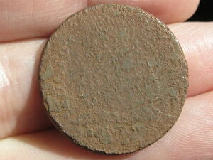 1787年 Fugio Cent - 表面が硬く、金属探知機/難破船で発見? - 希少な植民地時代のコイン