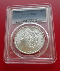 1884-O [K݁APCGS MS62A\ʂƑNxǍDAɗǍD