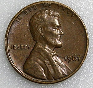 1967NJ[LOZg DDO/R "L" ɁuIn God We Trustv 3.11g